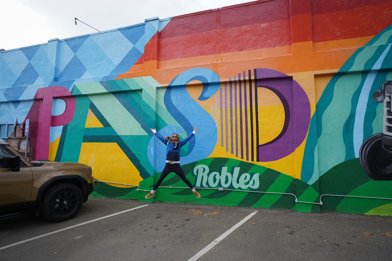 A mural wall in downtown Paso Robles 