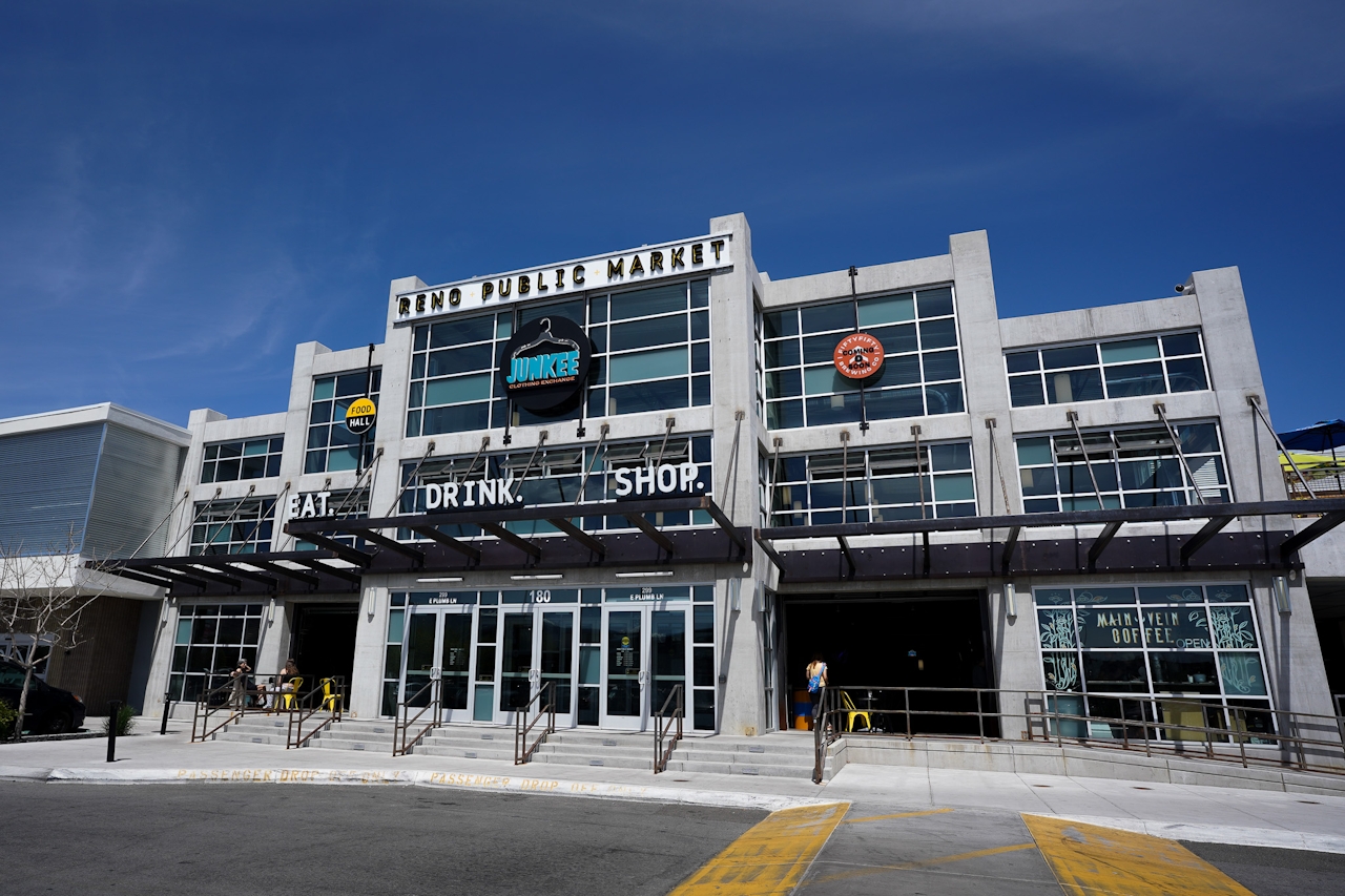 The exterior of Reno Public Market