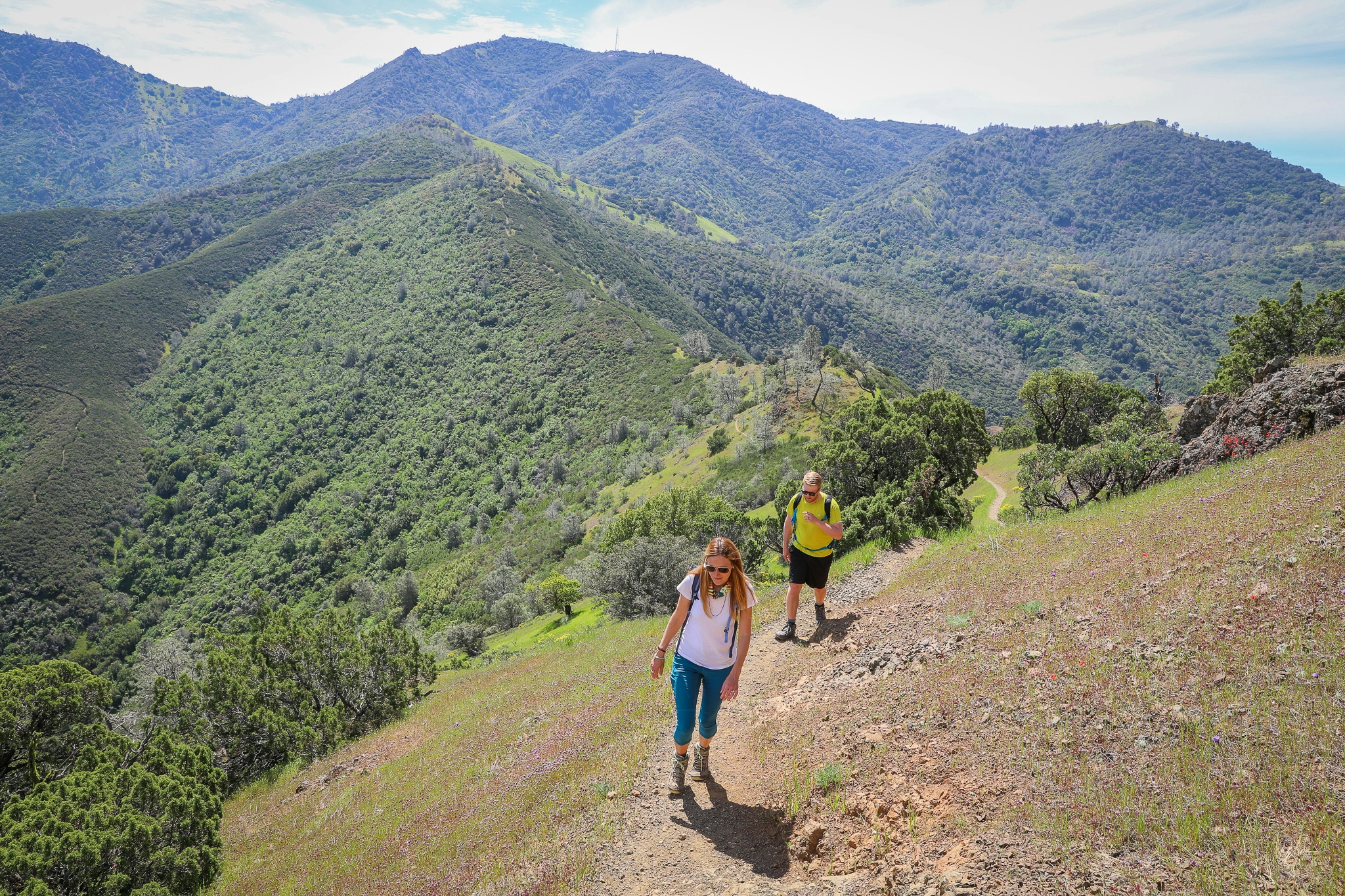 hikers mount diablo